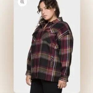 Plaid Shacket by Dex